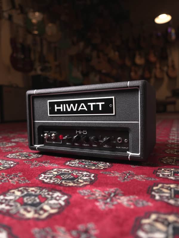 Hiwatt T-Series Hi-5 5-Watt Tube Guitar Amplifier Head - Black Tolex image 1