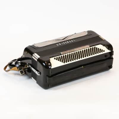 1950s Universal Electric Accordion Rare Stereo Model Vintage with Original Case Made in Italy image 13