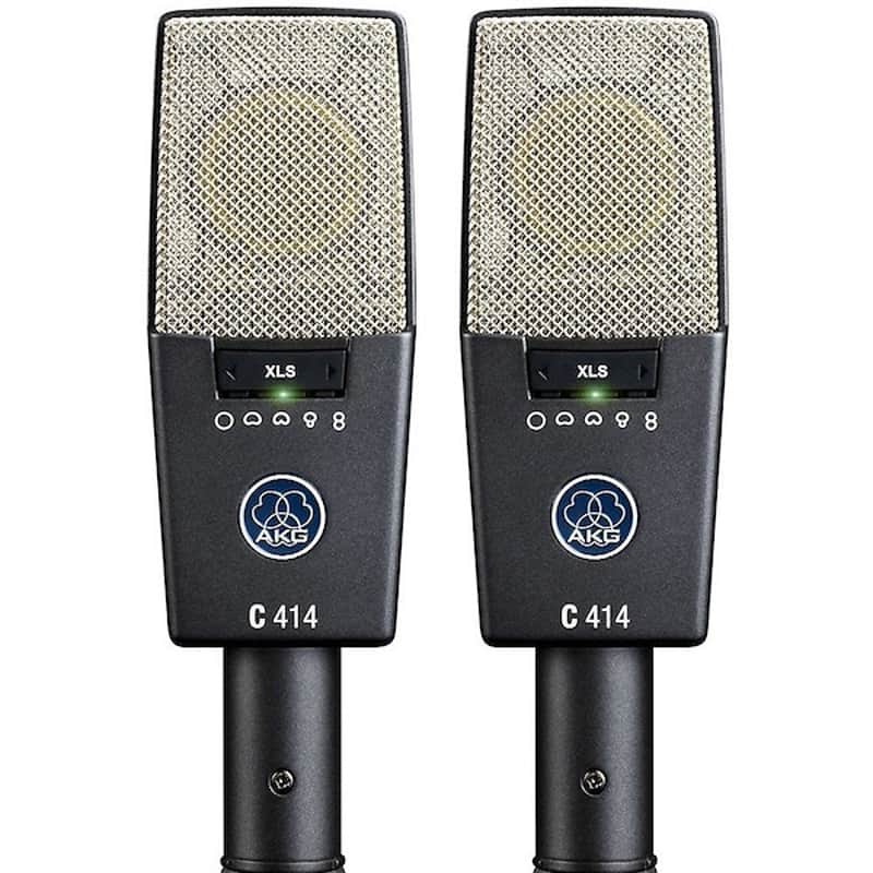 【極美品/マッチドペア】AKG C414 B-XLS ステレオセット 完動品 AKG C414 B XLS/ST Matched Stereo Pair | Reverb