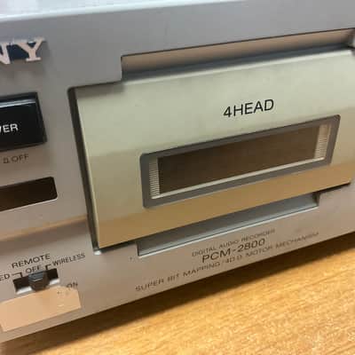 Sony PCM 2800 DAT PROFESSIONAL digital audio recorder image 13