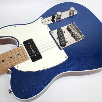 Reverend Pete Anderson Eastsider T P90 Wildwood Music Exclusive • Blue Sparkle • SKB HC image 4