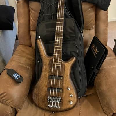 Warwick GPS Pro Corvette Teambuilt 4 String Active Antique Tobacco Satin Bass Guitar image 1