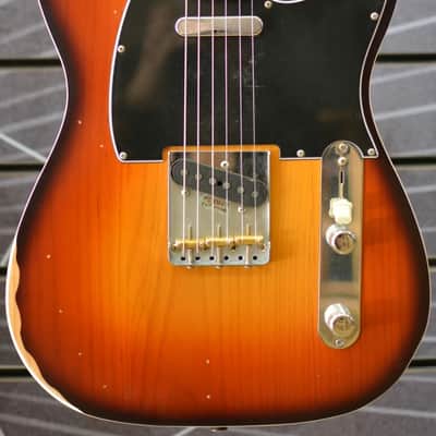 Fender Artist Jason Isbell Custom Telecaster 3-Colour Chocolate Burst Electric Guitar Incls Deluxe G image 1