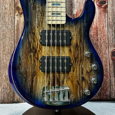 Ernie Ball Music Man Ball Family Reserve StingRay 5 Paua Blue Burst image 9