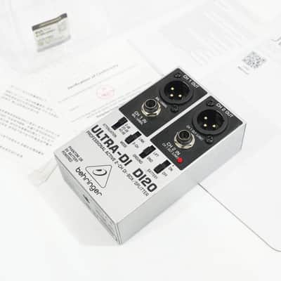 Behringer Ultra-DI DI20 – Active 2-Channel DI Box / Splitter, 3000W Speaker Input image 2