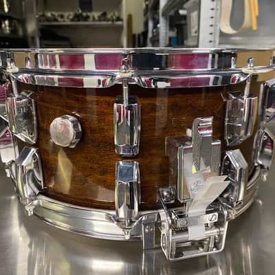 Pearl G-714SX Supergripper snare maple 1985 - Walnut lacquer image 4