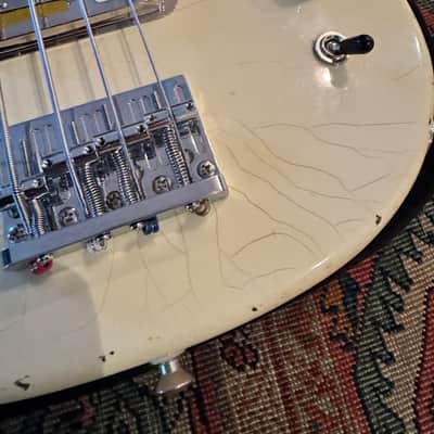 Kithara Custom Shop Samson—FUZZ CIRCUIT on-board !! Samson 2026 - Heavy relic: vintage white/cream image 8