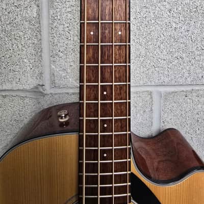 Fender CB-60SCE Acoustic-Electric Bass with Laurel Fretboard 2010s - Natural image 7