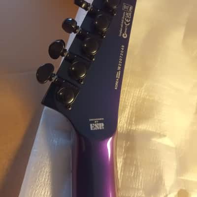 ESP LTD Arrow 1000 FR Violett Andromeda NOS MINT Korea ! Lefthand Linkshänder Discontinued image 8