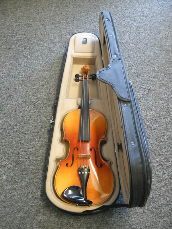 Fritz Otto Kaiser Model 89 4/4 Full Size Violin w/case, bow 1985