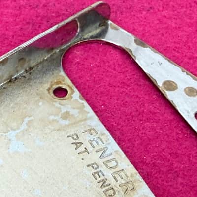 Fender ®️ Telecaster Bridge Plate 1955 - 1962 MOA Master of aging image 2