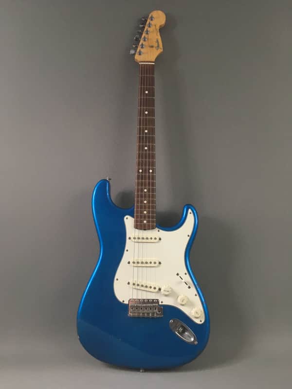 Vintage Fender Stratocaster 1993 Solid Custom Contour Body Lake Placid Blue Rare MIJ Relic HSC 6.8 Lb! image 1