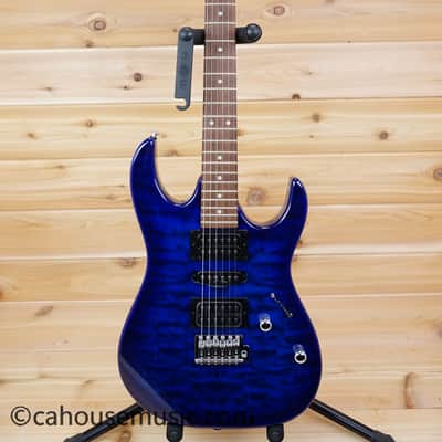 Ibanez GRX70QA-TBB Gio - Transparent Blue Burst image 10