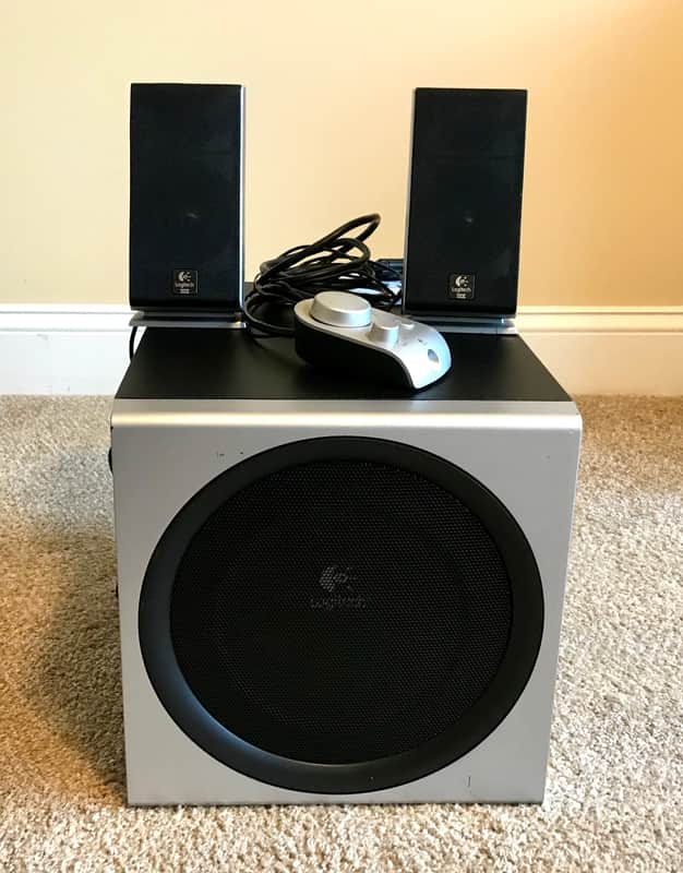 Logitech Z-2300 THX Certified Computer Media 2.1 Speaker System Monitors in Original Box image 1