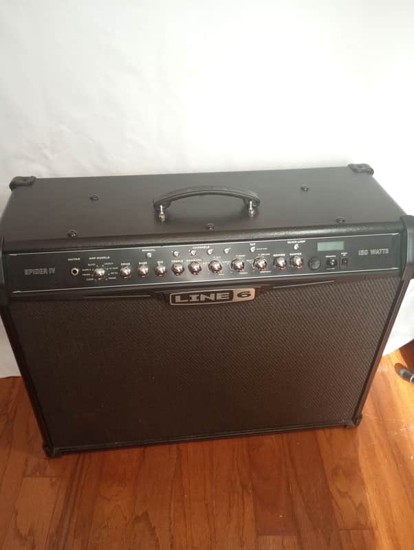 Line 6 Spider IV 150 150-Watt 2x12" Stereo Digital Modeling Guitar Combo 2009 - 2016 - Black image 1
