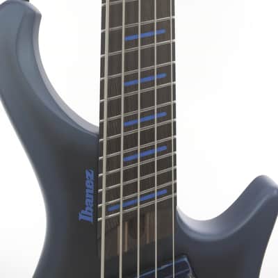 Ibanez EHB5MSBSP-MAM Bass Workshop 2024 - Present - Midnight Arctic Ocean Metallic image 3
