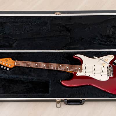 1987 Fender American Vintage '62 Stratocaster Candy Apple Red, 100% Original w/ Case, Corona image 24