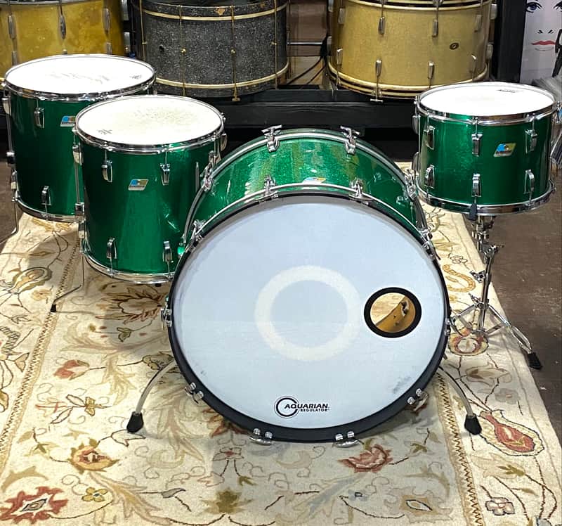 Ludwig Green Sparkle Bonham Kit for Steal! $2490