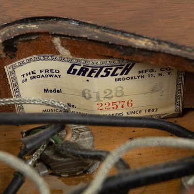 1956 Gretsch 6128 Duo Jet, Black image 25