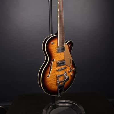 Gretsch G5655T-QM Electromatic Center Block Jr. Quilt Semi-hollowbody Electric Guitar - Sweet Tea image 3