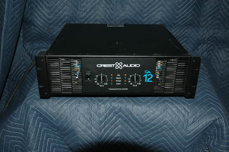 Crest Audio CA12 2200-Watt Power Amplifier 2000s - Black Bild 1