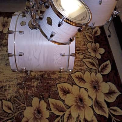 ddrum Dominion Birch 5 Piece Shell Pack Drum Kit Paper White Birch DM B 522 PWB image 4