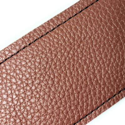 Brown Premium Leather Guitar Strap-Light Brown Leather Guitar Strap -100% Leather Guitar Strap-Acoustic, Electric Bass Guitars image 2
