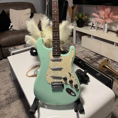 Squier Vintage Modified Surf Stratocaster 2012 - 2018 - Surf Green image 13