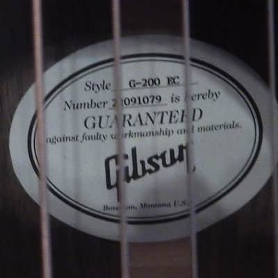 Gibson g-200EC 2022 - natural - upgraded with Trance Amulet M system image 3