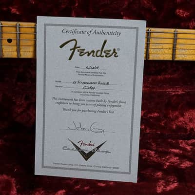 Fender Custom Shop Stratocaster 1955 Relic Foam Green Masterbuilt John Cruz 2016 image 17