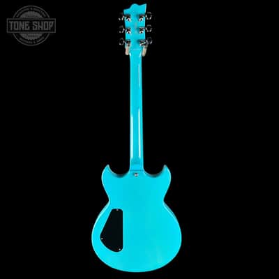 Used Reverend Manta Ray HB Turquoise Flame w/Gator Transit Bag TSU24812 image 7