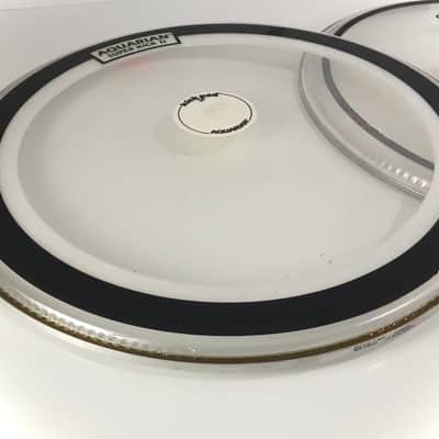 Aquarian Super Kick II Bass Drum Batter Head 22” + Evans 22” EMAD Kick Pads Falam Slam image 6