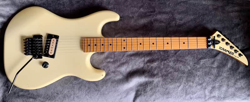 Kramer USA Baretta 1986 - Cream w. matching headstock (Rare) image 1