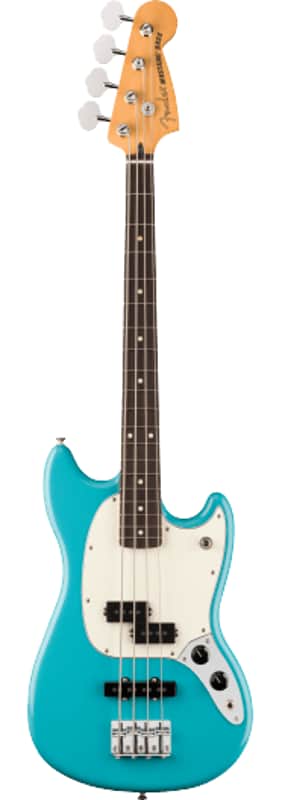 Fender Player II Mustang Bass PJ, Rosewood Fingerboard, Aquatone Blue image 1