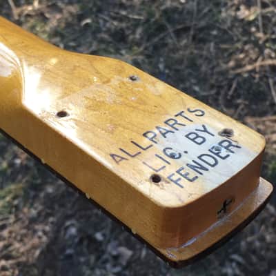 Custom Lefty Aged Loaded Relic Fender Lic. Strat Guitar Neck Amber Nitro Nickel Tuners image 15