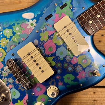Fender MIJ Traditional '60s Jazzmaster - 2018 Blue Flower w/HSC image 3