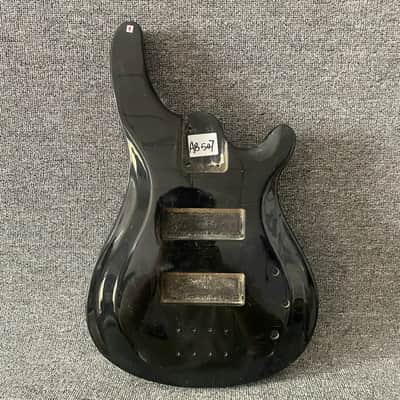 Black Solid Basswood Electric Bass Body for Right Hand image 1