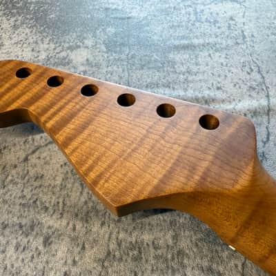 BMC Guitar 3AAA FLAME MAPLE Neck Strat® Stratocaster® 22 Fret Roasted With Maple Fingerboard Nitro Lacquer 9.5 Radius STFMM3A #1 image 5