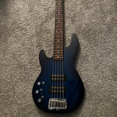 Left handed 5 string G&L L-2500 Blueburst USA made image 3