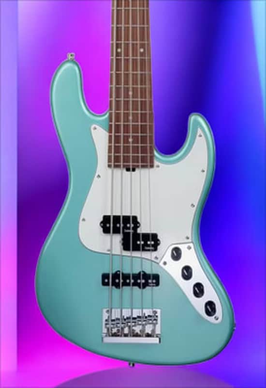 Sadowsky MetroExpress 21-Fret Hybrid P/J Bass Morado Fingerboard 5-String High Polish - Sage Green Metallic, Demo Video! image 1