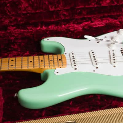 Fender American Vintage 1957 Reissue Stratocaster AVRI 6 string electric Guitar (1987), ser. #V025195, original tweed hard shell case. image 14