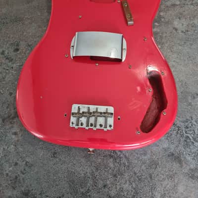 Vintage loaded 1962 Fender Precision Bass body 1961 1963 1964 1965 1966 image 4