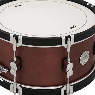 PDP by DW Concept Classic 14" Snare Drum - Blood Shell w/ Ebony Hoops image 6