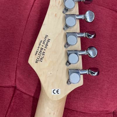 Austin T-Style Electric Guitar - Black image 5