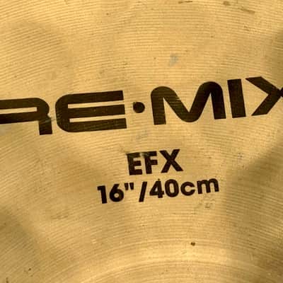 SIGNED BY DENNIS CHAMBERS 16” Zildjian REMIX EFX 1133g image 2