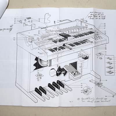 Philips 22GM758 Philicorda Service manual Schematic Diagrams - Vintage technical repair guide image 8