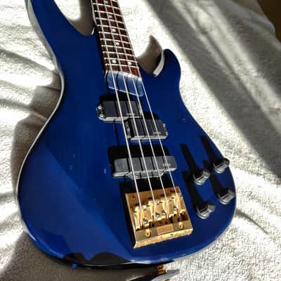 vintage 1990 Yamaha RBX 800 RBX800A trans midnight blue active PJ
