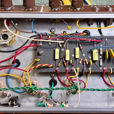Hand Wired Clone of a Fender 6G3 "Brownface" Deluxe Head 20 Watts Premium Components image 7
