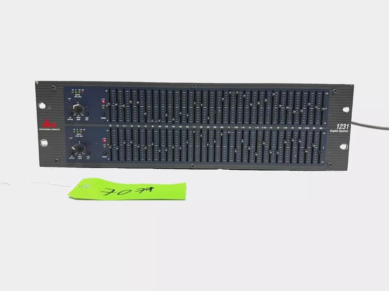 DBX 1231 Graphic Equalizer Dual Band #7079 EQ (THS) image 1
