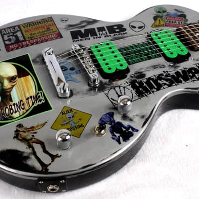 Custom Painted and Upgraded (Aged and Worn) Epiphone LP Special ll With Matching Headstock image 15